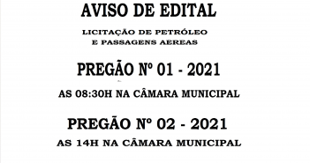 PREGÕES 01 e 02 – 2021